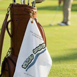 Ocean Course at Kiawah Island, Golf Course Print, South Carolina | Golf Course Print Towels | Golf Course Microfiber