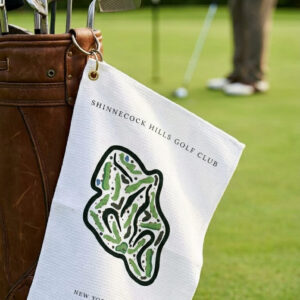 Shinnecock Hills Golf Club, Golf Course Print, New York | Golf Course Print Towels | Golf Course Microfiber