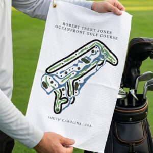 Robert Trent Jones Oceanfront Golf Course Prints, South Carolina | Golf Course Print Towels | Golf Course Microfiber
