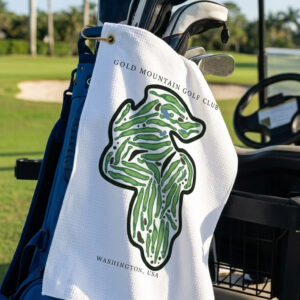Gold Mountain Golf Club, Washington | Golf Course Print Towels | Golf Course Microfiber