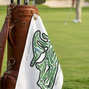 Sanctuary Golf Course, Colorado   | Golf Course Print Towels | Golf Course Microfiber