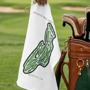 Stoatin brae golf course Michigan | Golf Course Print Towels | Golf Course Microfiber