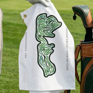 Saucon Valley Country Club, Pennsylvania | Golf Course Print Towels | Golf Course Microfiber