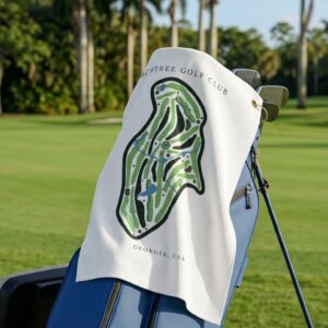 Peachtree golf club Georgia | Golf Course Print Towels | Golf Course Microfiber