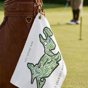 Fiddler's elbow country club New Jersey | Golf Course Print Towels | Golf Course Microfiber