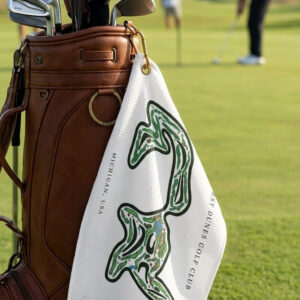 Forest Dunes Golf Club, Michigan  | Golf Course Print Towels | Golf Course Microfiber