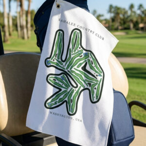 Sahalee Country Club Washington  | Golf Course Print Towels | Golf Course Microfiber