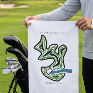 Ohoopee match club Georgia | Golf Course Print Towels | Golf Course Microfiber