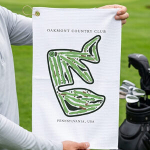 Oakmont country club Pennsylvania | Golf Course Print Towels | Golf Course Microfiber