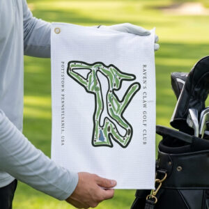Raven's claw golf club Pottstown pennsylvania | Golf Course Print Towels | Golf Course Microfiber