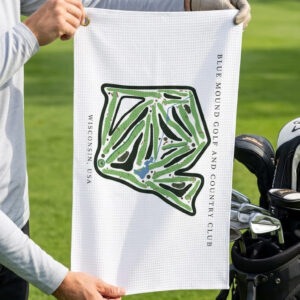 Blue mound golf and country club Wisconsin | Golf Course Print Towels | Golf Course Microfiber