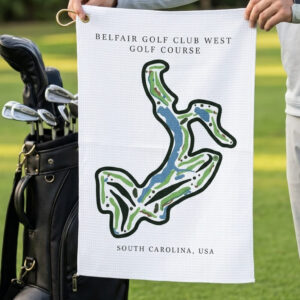 Belfair golf club west golf course South carolina  | Golf Course Print Towels | Golf Course Microfiber