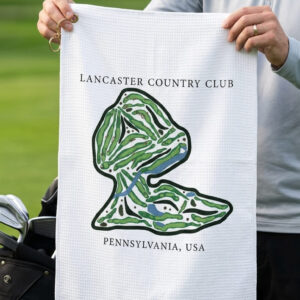 Lancaster Country Club, Pennsylvania  | Golf Course Print Towels | Golf Course Microfiber