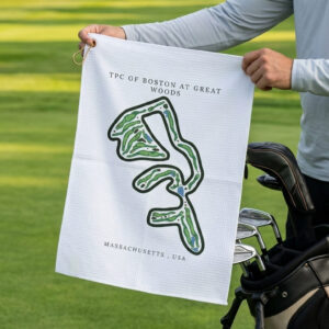 TPC of Boston at Great Woods, Massachusetts | Golf Course Print Towels | Golf Course Microfiber